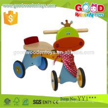 2015 New Brand Fancy Design 4-Wheels Vehicle Toy Wood Kids Bike